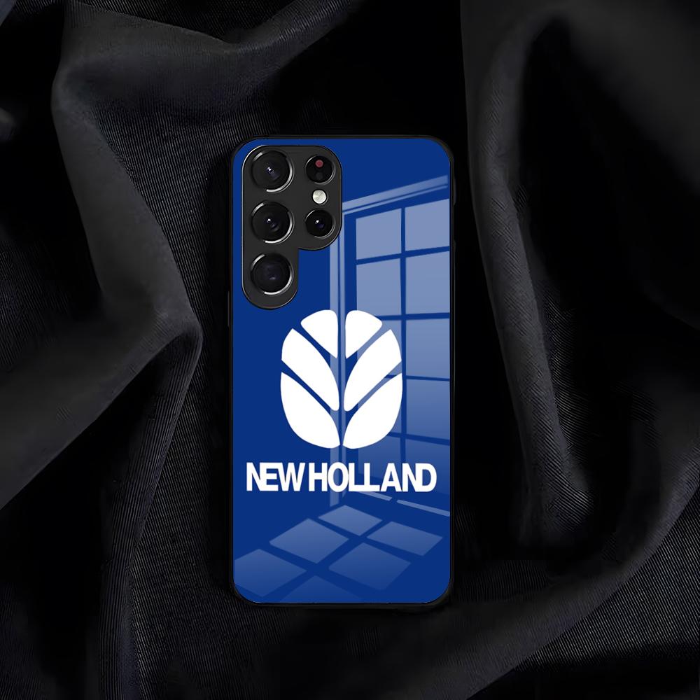 Tractor N-New H-Holland Phone Case For Samsung S26 S25 Edge S24 S23 S22 S21 S20 Ultra Plus FE Glass Cover