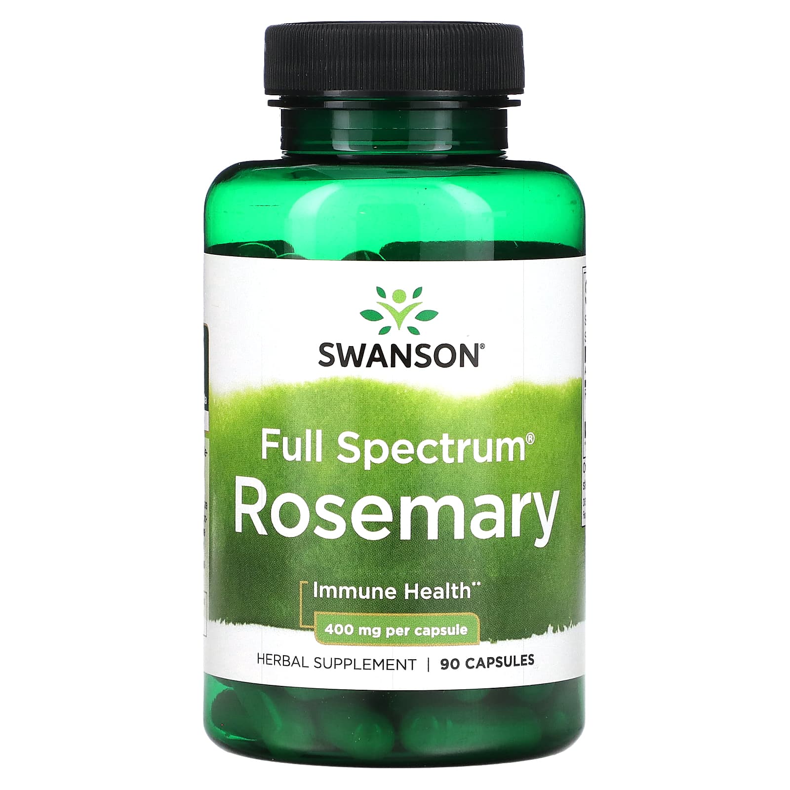 

Full Spectrum Rosemary, 400Mg, 90 Capsules