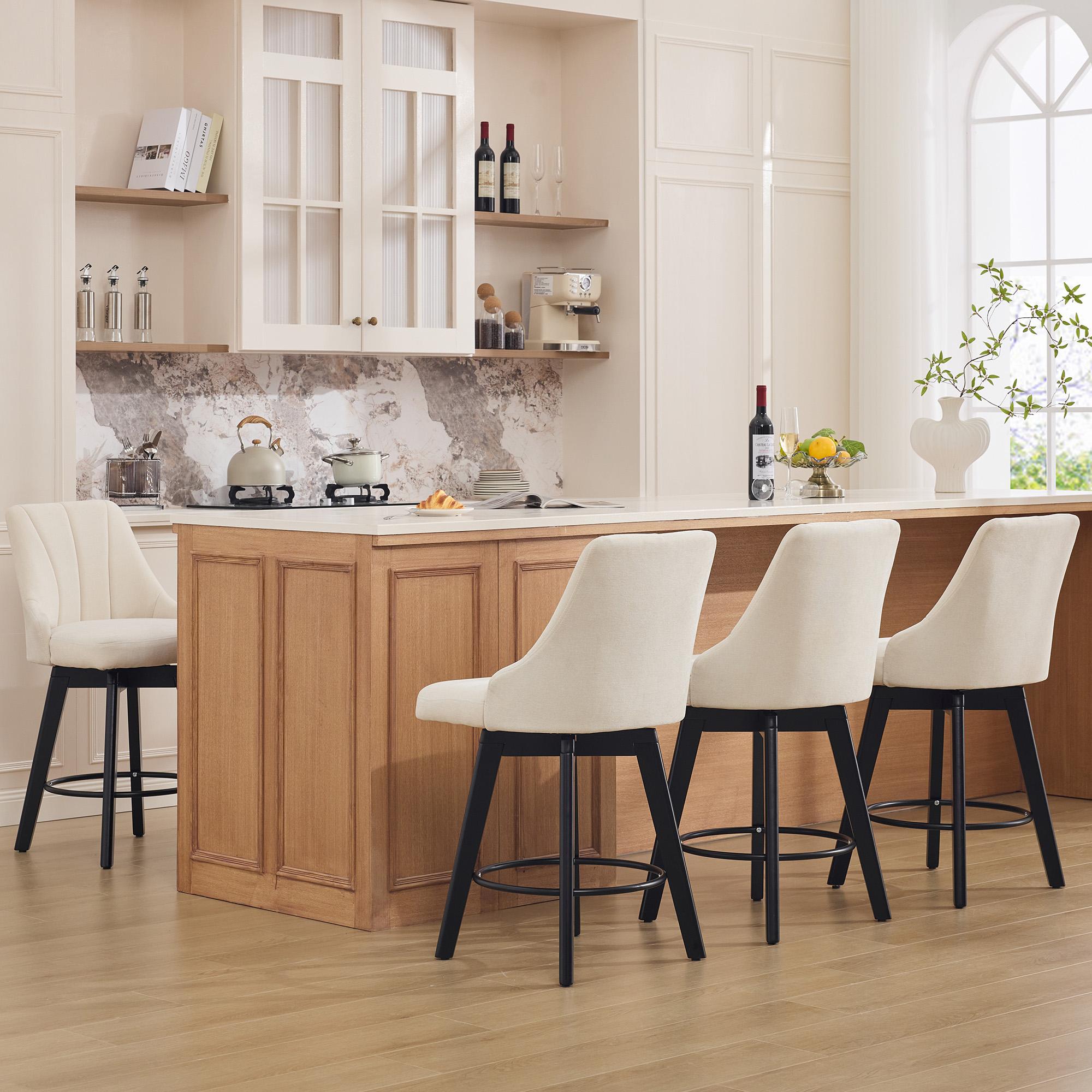 030 Modern Bar Stool with Backrest
