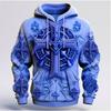 Kreuzmuster Herren Retro Hoodies Herbst Winter Langarm 3D Druck Street Man Kapuzenpullover 5XL Große Größe Lässiger Hoodie