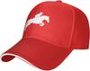 Equestrian Show Jumping Rider Horse Silhouette Baseball Cap Polyester Adult Outdoor Adjustable Sport Cap