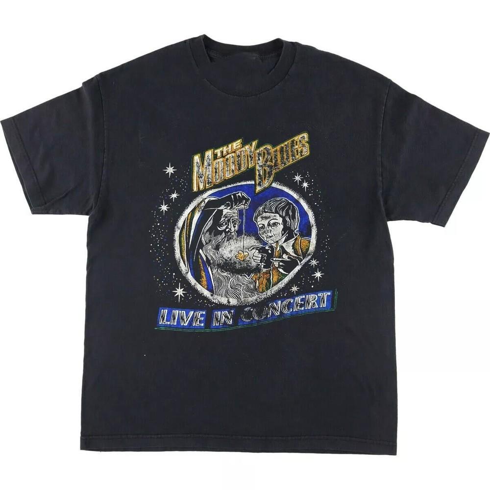 New Rare The Moody Blues Concert Shirt Short Sleeve Men All Size Shirt 1CM933 Unisex T-Shirt M
