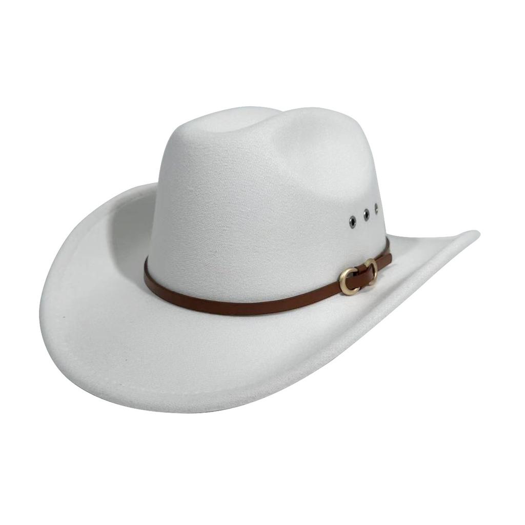 Hat Women'S Western Cowboy Hat Men'S Ethnic Edge Top Hat Jazz Hat
