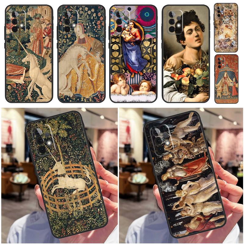 Renaissance Art Painting For Samsung Galaxy A22 A52 A32 A54 A14 A16 A26 A36 A56 A55 A35 A05 A06 A15 A53 A33 A13 Case