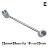 Hinges Gap Adjusting Wrench 18.5mm/23mm/25mm Round Hole Valve Screw Gap Adjustment Wrench Spanner Repair Tool