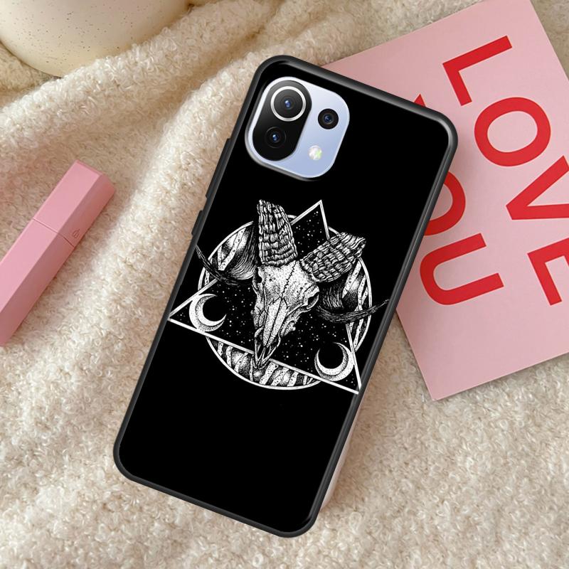 Satanic Scary Skull For POCO F3 F1 M3 M4 X3 Pro GT X4 Pro Phone Case For Xiaomi Mi 11 Lite 12 11T Pro Cover