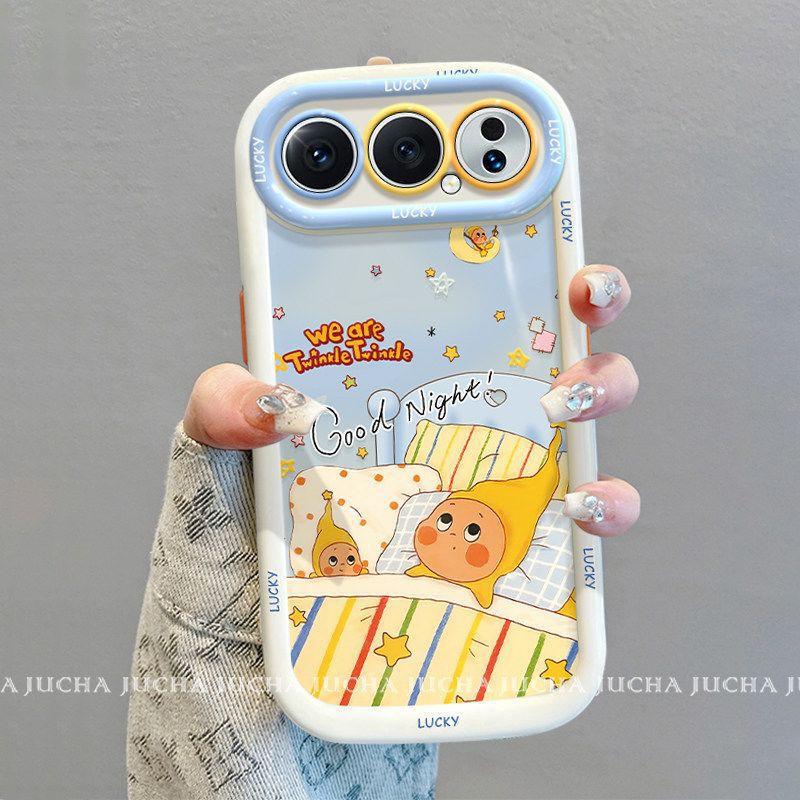 Cute Star Silicone Phone Case Honor 500 Pro 400 300 Series Shockproof Protective Cover With Optional Wrist Strap Honor 500