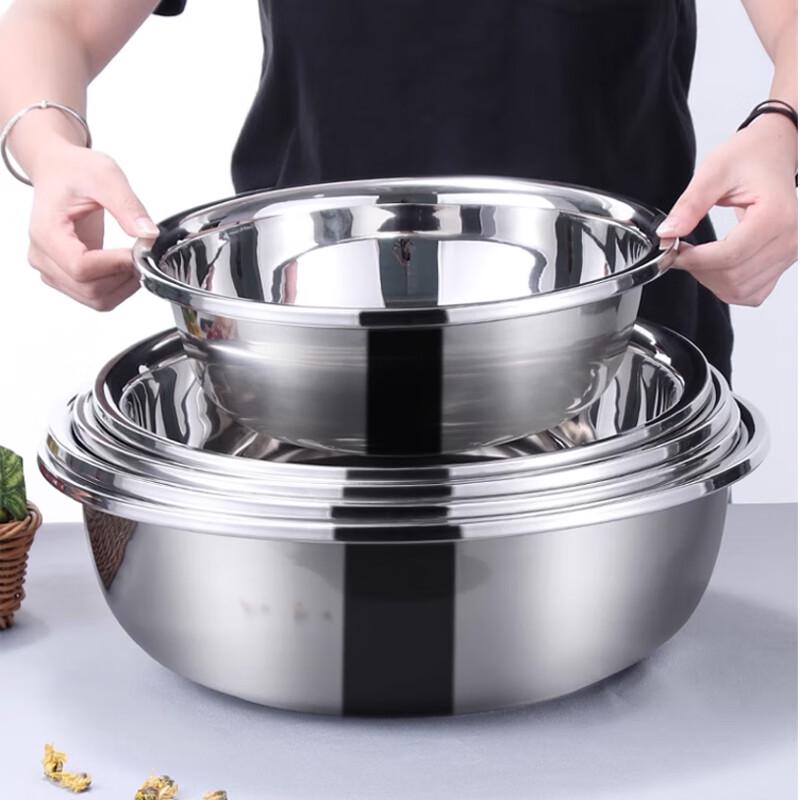 Homeglen Stainless Steel Multi-purpose Round Basin