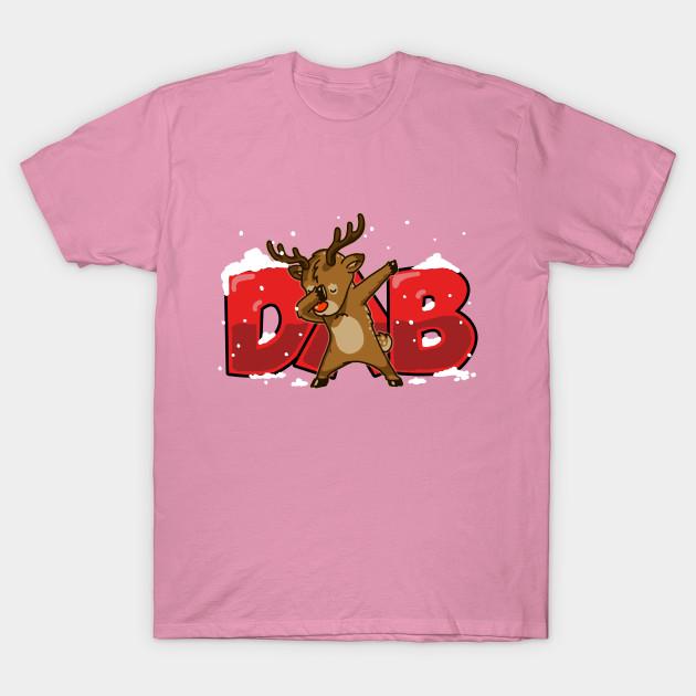 T Shirt Women Dab Reindeer Shirt Christmas Dab Rudolph Reindeer Harajuku Print Kawaii Tshirt Summer Short Sleeve Female T-Shirt Top Tee