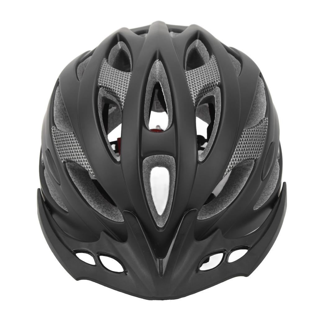 Bike Helmet Stylish Lightweight Ventilated Heat Dissipation One Piece Design Cycling Helmet for Mountain Road Bike Black