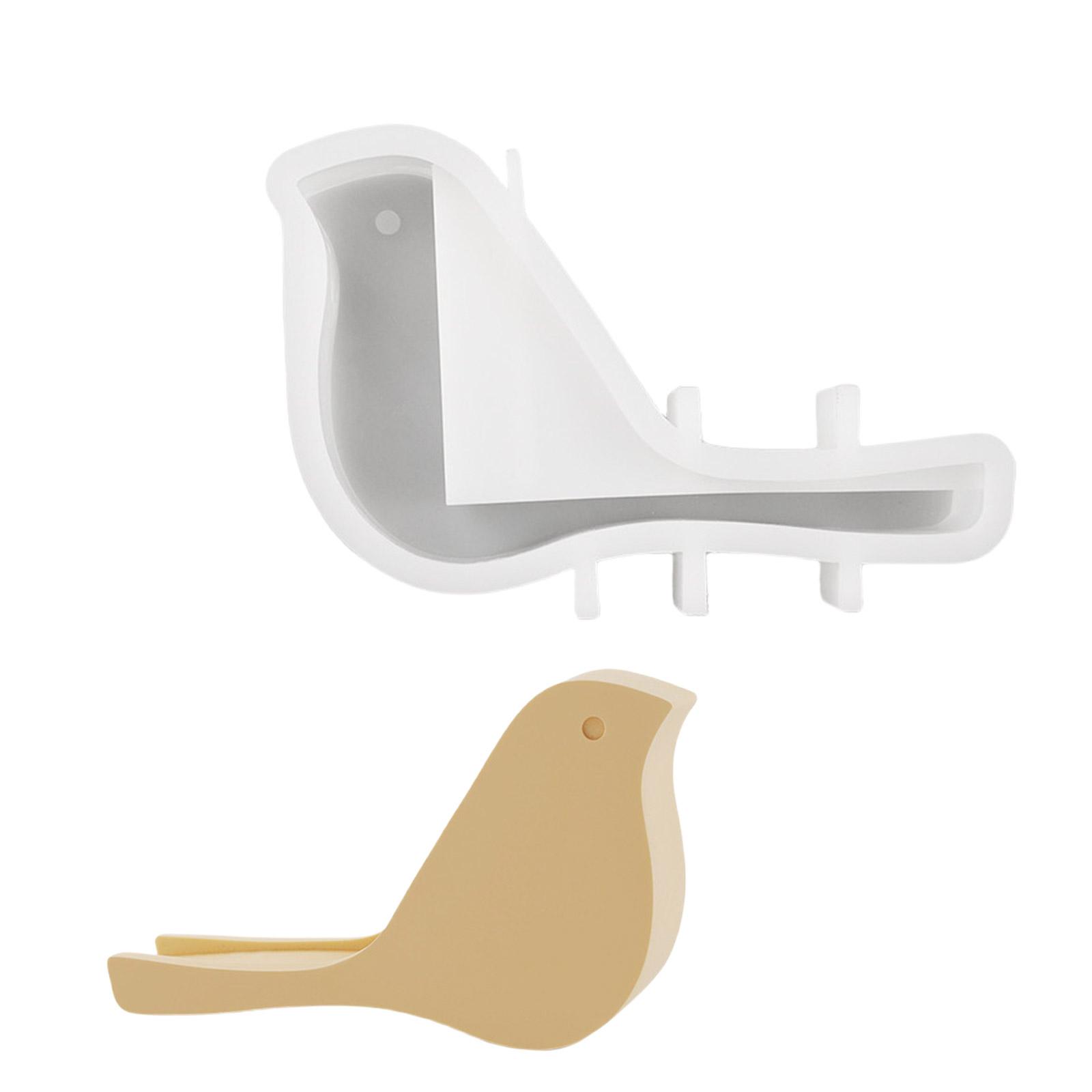 

Креативная силиконовая форма для держателя карт в форме птицы, декоративные формы для домашнего офиса, силиконовая текстура для поделок из цемента и смолы