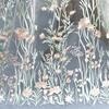 Color Three-Dimensional Branch Embroidery Lace Fabric Wedding Dress Dress Handmade Diy Fabric Mesh Decorative Material Green