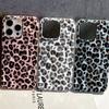 Classic Leopard Print Lightweight Silicone Case For Iphone 15 12 14 11 17 Plus 13 16 Pro Max Portable Daily Protective Cover