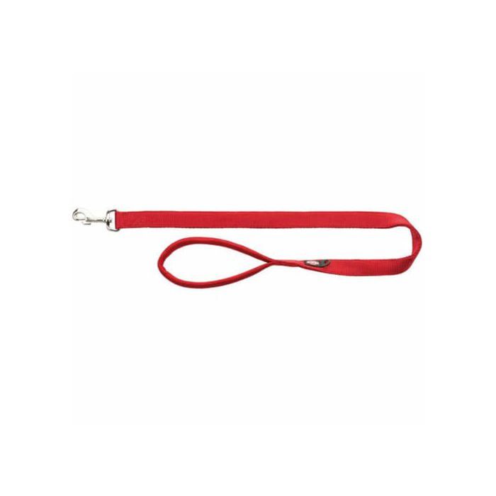 Dog Leash - TRIXIE - Premium Red - 1.80 M X 20 Mm - Nylon - Swivel Clip