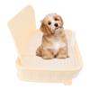 Dog  ing Toilet with Pee Wall Large Size Easy Cleanup Leakproof Stable Structure Puppy Potty Tray for Medium Large Dogs