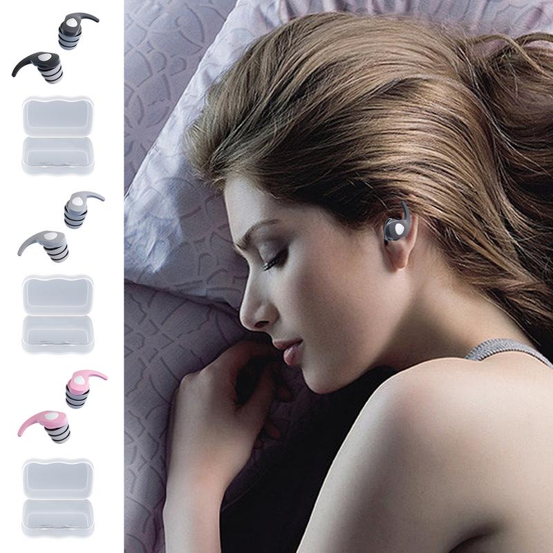 Ear Plugs For Noise Reduction Super Soft Super Soft Reusable Musicians Ear Plugs With Case For Sleep Noise Sensitivity