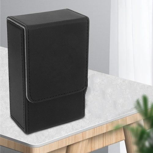 PU Leather Tarot Card Box, Tarot Card Storage Case, Tarot Card Case, Tarot Card Holder (Black)