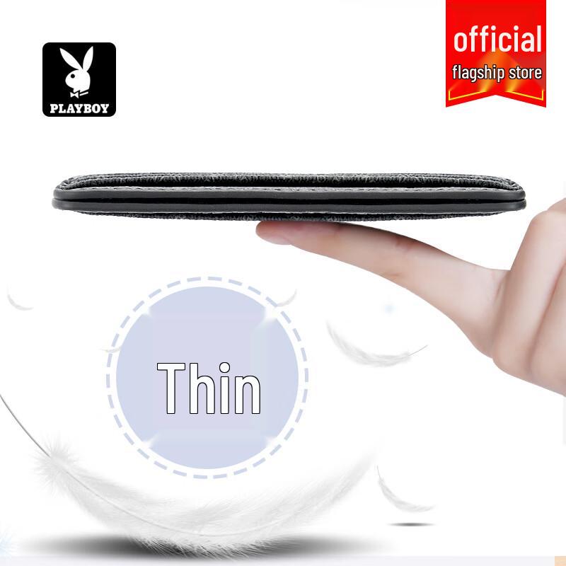 PLAYBOY Slim Multi-Card Holder with Coin Pocket