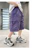 Handsome boys' summer shorts thin 2026 new mid size children's cropped shorts thin children's summer shorts trend