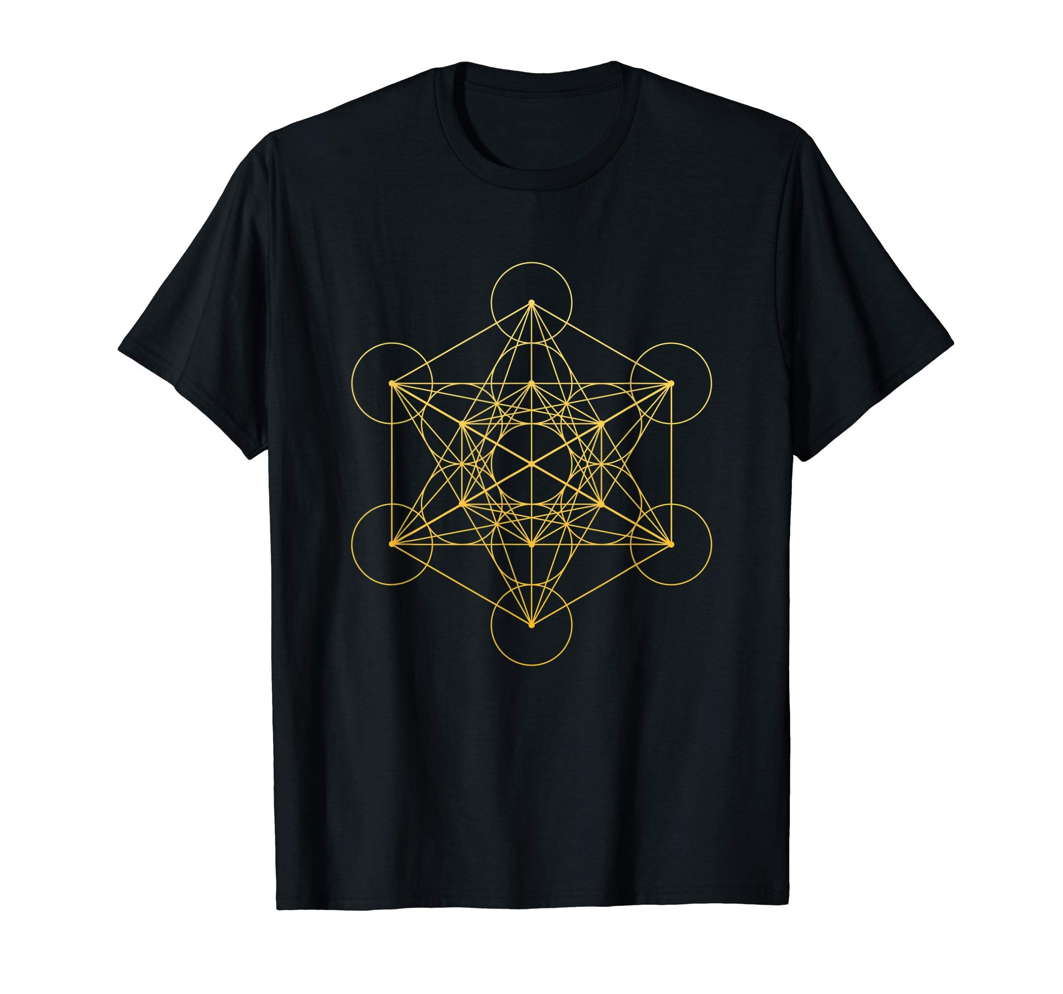 

Metatron Cube Sacred Geometry T-shirt чорний