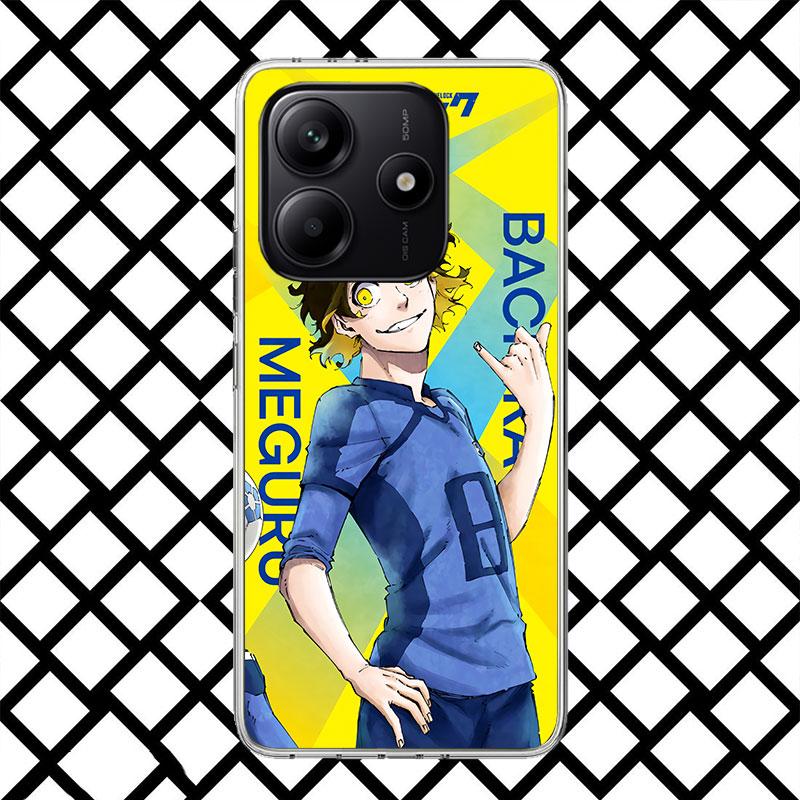 Heißes Anime Blue Lock Handyhülle für Xiaomi Redmi Note 15 14 14S 13 12 12S 11 Pro Plus 11E 11T 11S 10S 5G Weiche Hülle Fundas Redmi