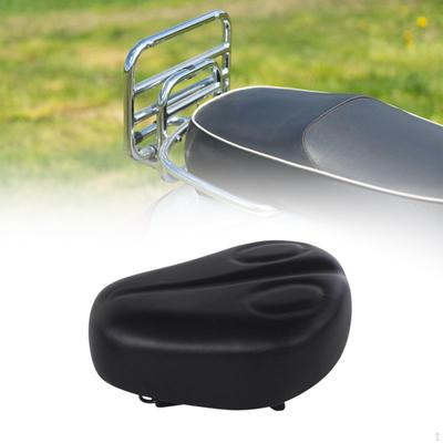 Breite Bike Sitzkissen Liefert Schwarz Atmungsaktive PU Leder Wasserdichte Fahrrad Sattel Weichen
