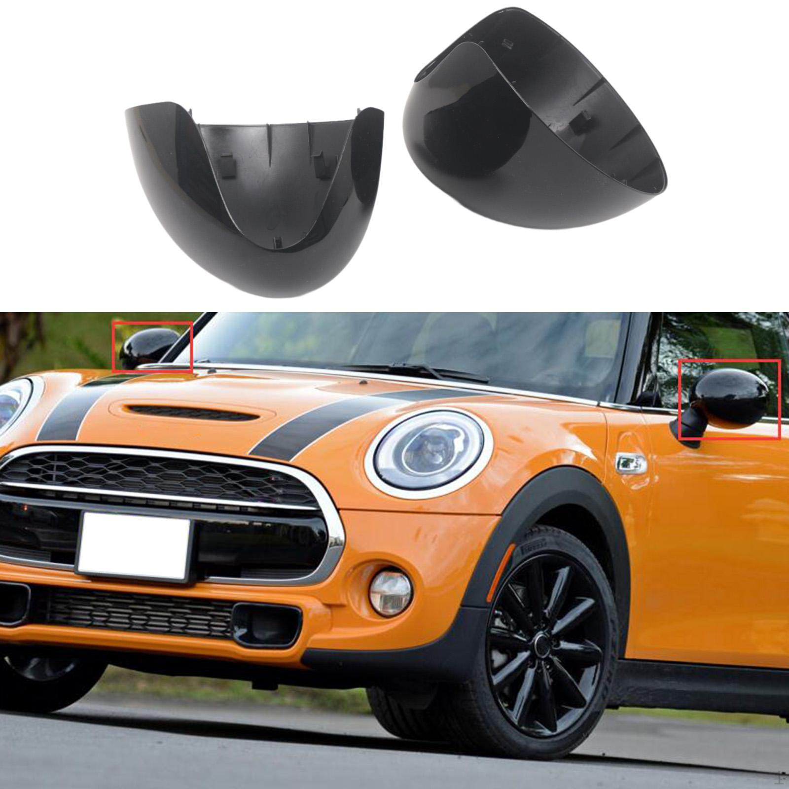 

2 шт., боковые крышки зеркал 51167401229 51167401230, наружные крышки задних дверей Glossy Black