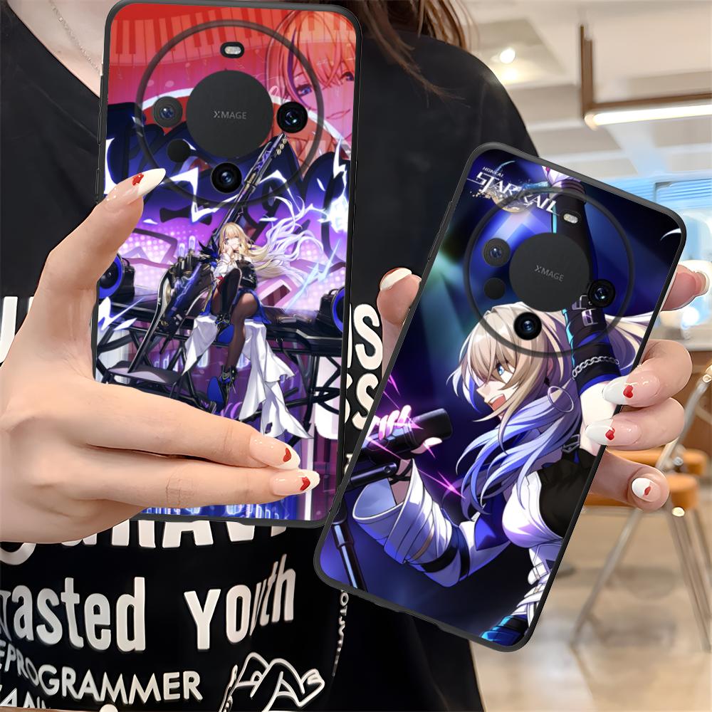 HSR Serval Matte TPU Mobile Phone Case for Huawei Mate 60 50 40 30 20 10 Pro Plus Lite E 5G Colorful Printing Cover