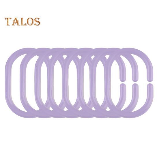 12 Stück Duschvorhanghaken, strapazierfähig, universell, für Badezimmer, Duschstange, C-förmiger Ring, Aufhängerhalter, Badezimmer-Vorhangzubehör