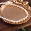 1String, Fashion Women's Natural Freshwater Pearls, 5-6 Mm, Irregular Drop Pearl Beads for DIY Necklaces, Bracelets Accessories, Jewelry Making 36cm