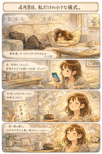 Awaji Baikundou Purifying Incense (for 2026, the Year of Misfortune, and for Warding Off Evil Spirits) - Amacha Incense, 90g, for Use In Rooms and At