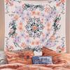Polyester Boho Mandala Butterfly Floral Tapestry, Cottagecore Aesthetic Wall Hanging, Bedroom Dorm Home Decor, Gift