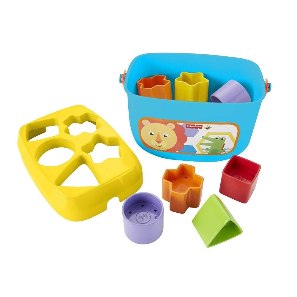Fisher-Price Infant Rainforest First Blocks Set Educational Toy for Babies 6 Months+ FFC84