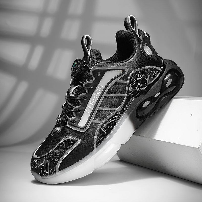 

Повседневные мужские кроссовки Модные тенденции Дышащие универсальные мужские кроссовки Удобные нескользящие защитные туфли для мужчин на открытом воздухе 44