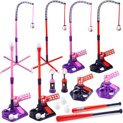Kinder Pedal Baseballwerfer Trainingsanzug Indoor Outdoor Baseballmaschine Sportspielzeug
