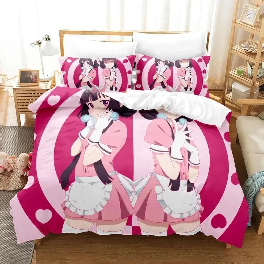 3D Kawaii Blend S Bedding Set Printed With Pillowcase Duvet Cover Soft Queen King Size Bedclothes Home 3D Anime Bed Sheet Set