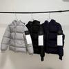 Winter Hooded Thick Padded Loose Solid Color Badge Casual Warm Puffer Coat Men Women Daily Commute
