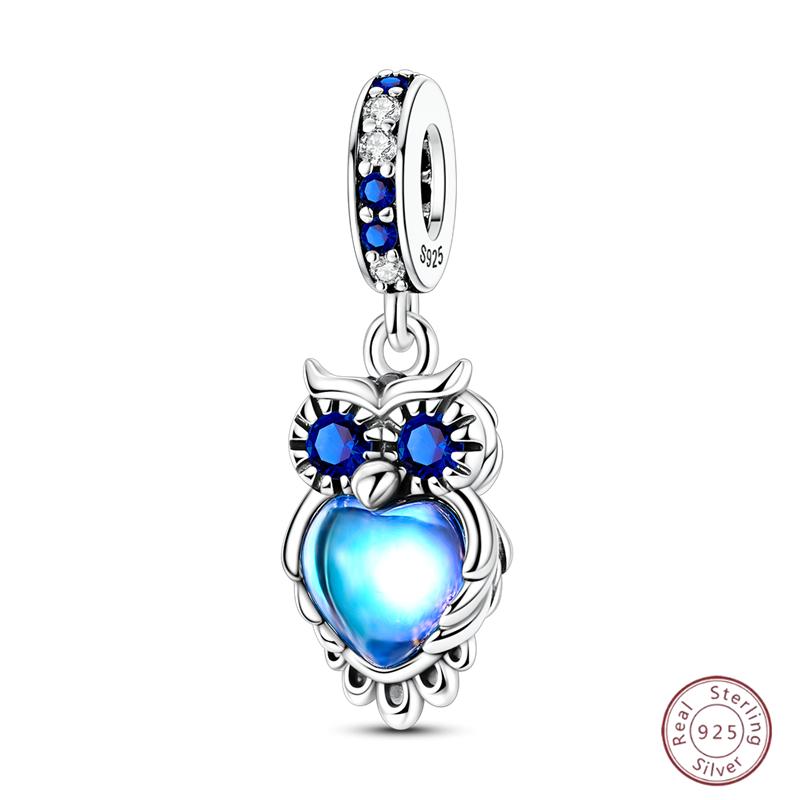 Copper Firefly Cute Cats And Dogs Beaded Pendant Suitable For Original Charms Bracelet Diy Exquisite Women Jewelry