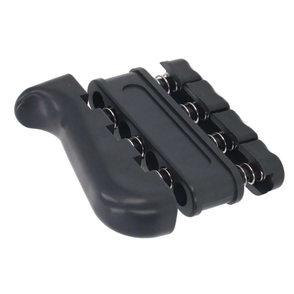 4pcs 7LB Finger Strengthener Improve Dexterity Reduce Pressure Adjustable Finger Exerciser for Musician Black