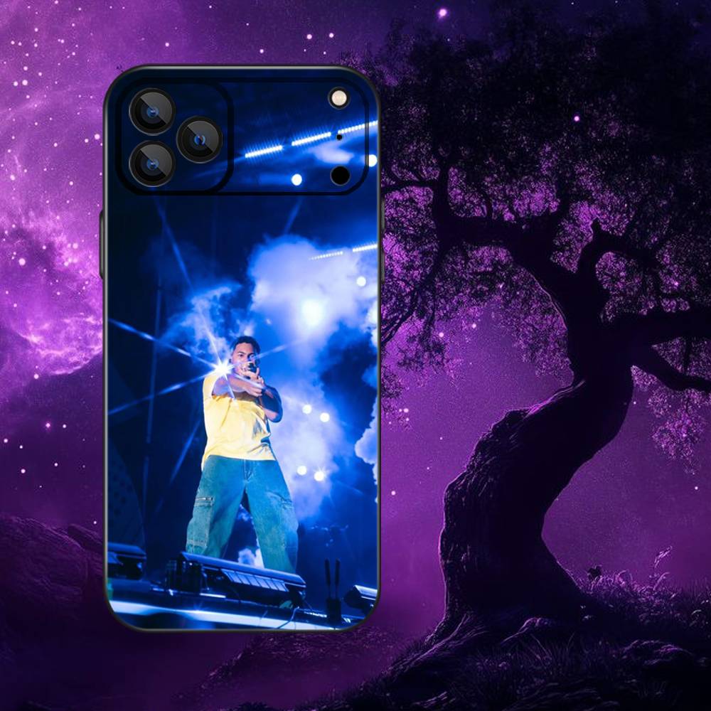Singer M-Myke T-Towers Cool Phone Case For iPhone 17,16,15,14,13,12,Pro,Max,Plus,E,SE4,Air,Mini Black Soft Box