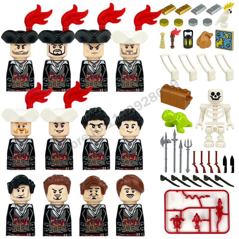 Medieval Military Building Blocks Roman Officer Soldier Knight Imperial Army Head Of State Elf Hunter Lion King War Horse Brick