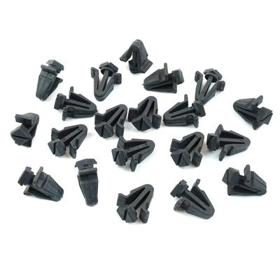 ECF464-1 20 Pieces Radiator Front Grille Clips Dark Gray Color 01553-03831, 62318-01WOO for Nissan Made In Turkey