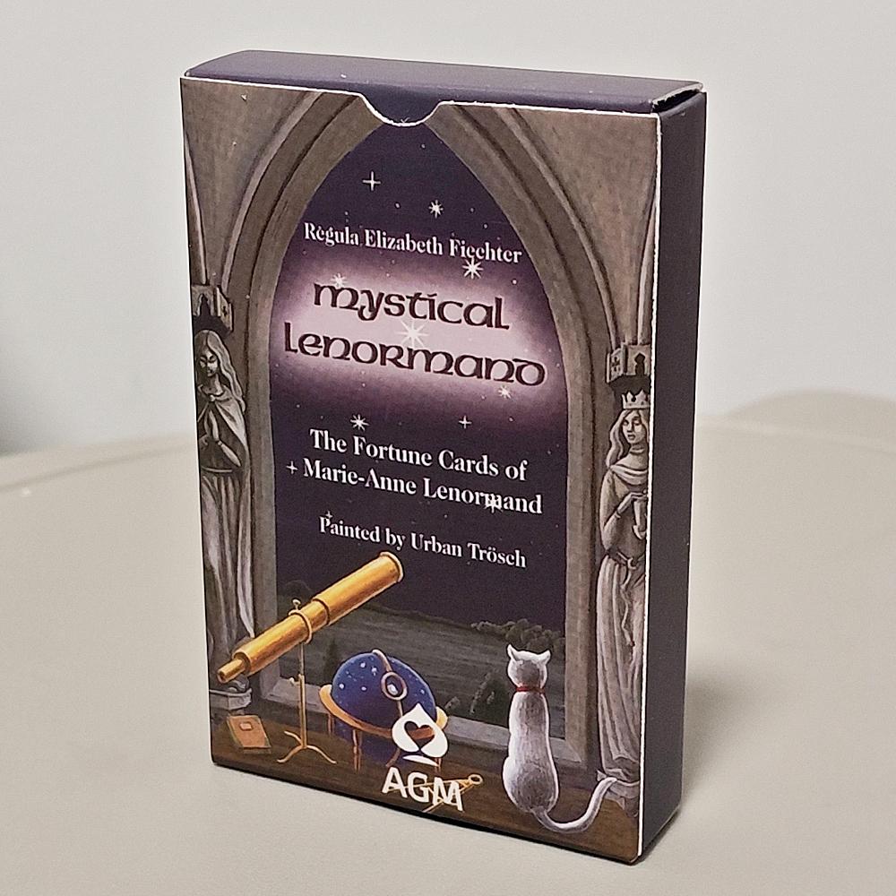 Mystical Lenormand Deck Printed On 350GSM Double-embossed Cardstock 9*6cm 36 Pcs Lenormand Cards