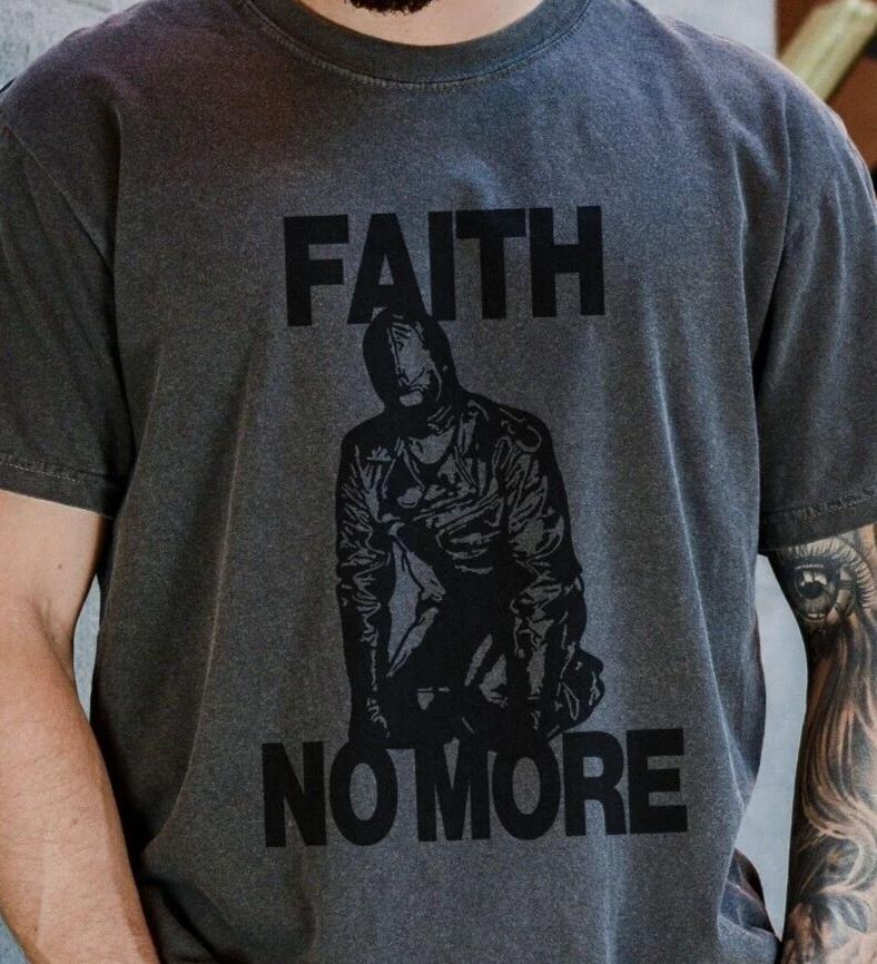 Faith No More Gimp Logo T-Shirt on Premium Vintage Black Comfort Colors 1717 Tee S