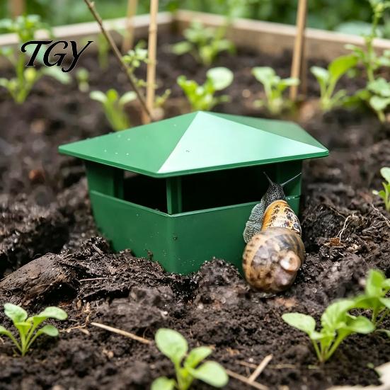 Garden Tool for Snail Prevention Reusable Trap, Safe Beer Bait Not Included, Protection from Snails Slug Catcher Container, Physical Trap Gardens