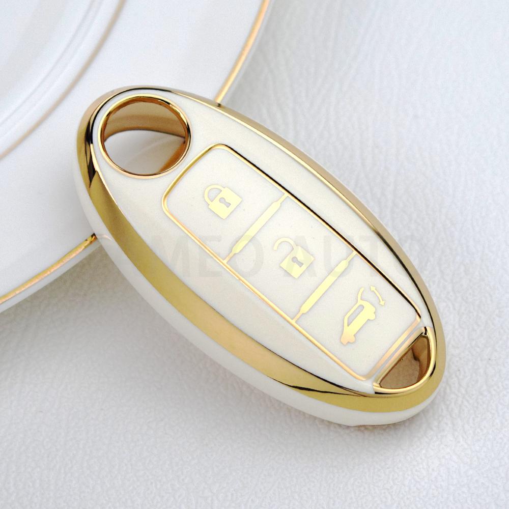 3 Buttons Protect Cover For NISSAN Maxima Altima Versa Sentra Sunny Sylphy Teana Qashqai X-Trail Juke TPU Car Key Shell Case Fob