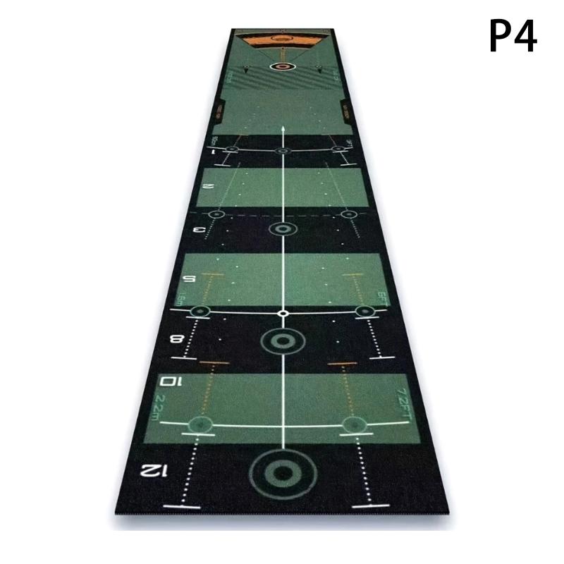 Golf Putting Mat Golf Training Pad For Swing Detection Batting Ball Trace Directional Mat Swing Path Pads Swing Practice Pads