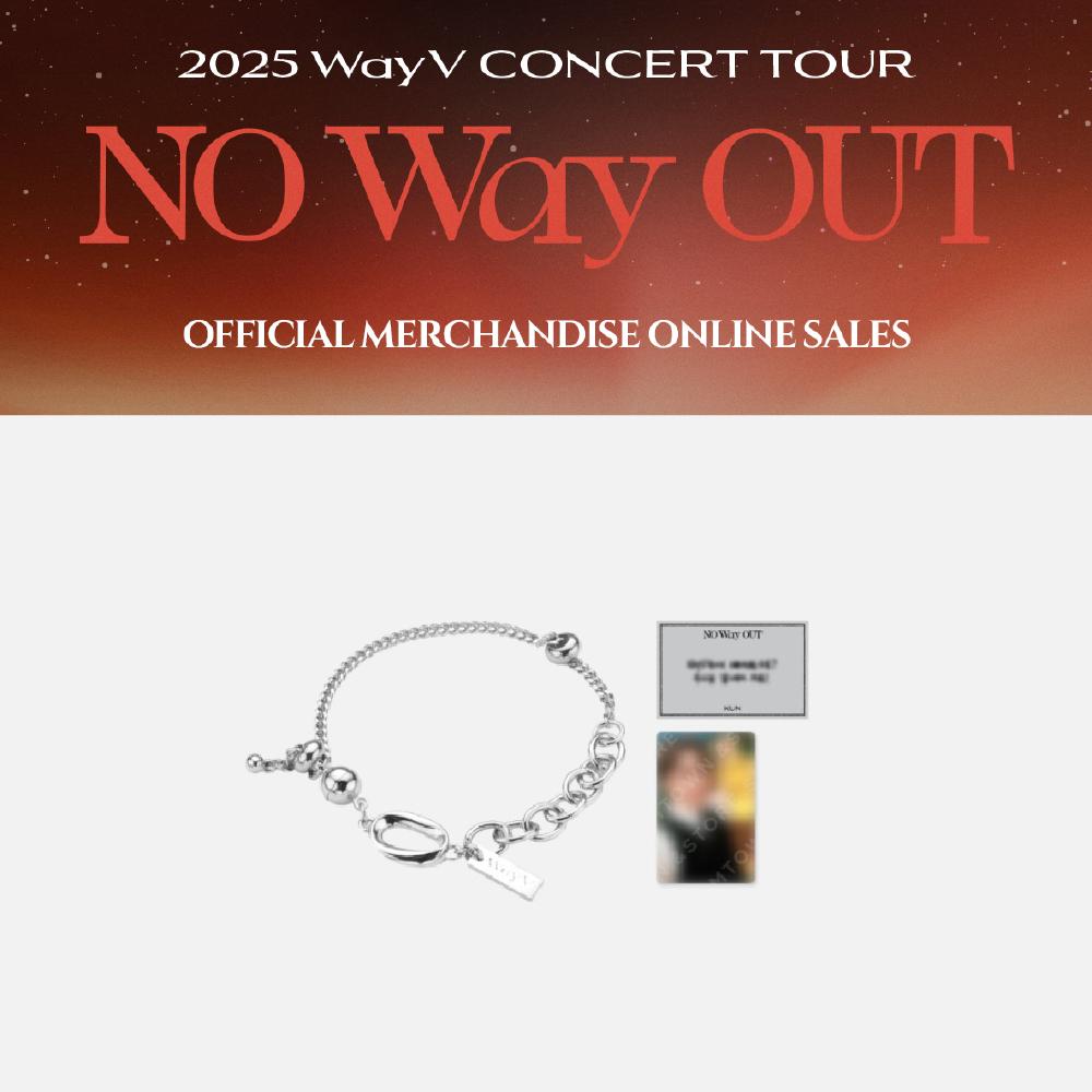 

Предзаказ 2025 WayV Концертный тур NO Way OUT Набор браслетов KUN