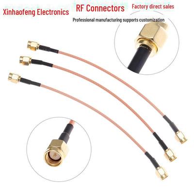SMA-Stecker-Stecker-Doppel-Silber-Verlängerungskabel für Huawei 2G/4G-WLAN-Router (RG316)