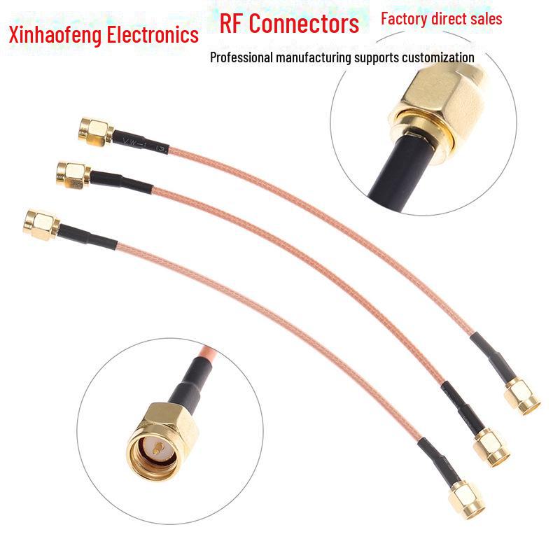 

Подвійний сріблястий подовжувач SMA Male-to Male для WiFi-маршрутизатора Huawei 2G/4G (RG316) 15cm